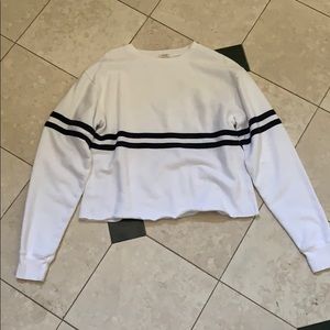 John Galt Brandy Melville Cropped Crewneck